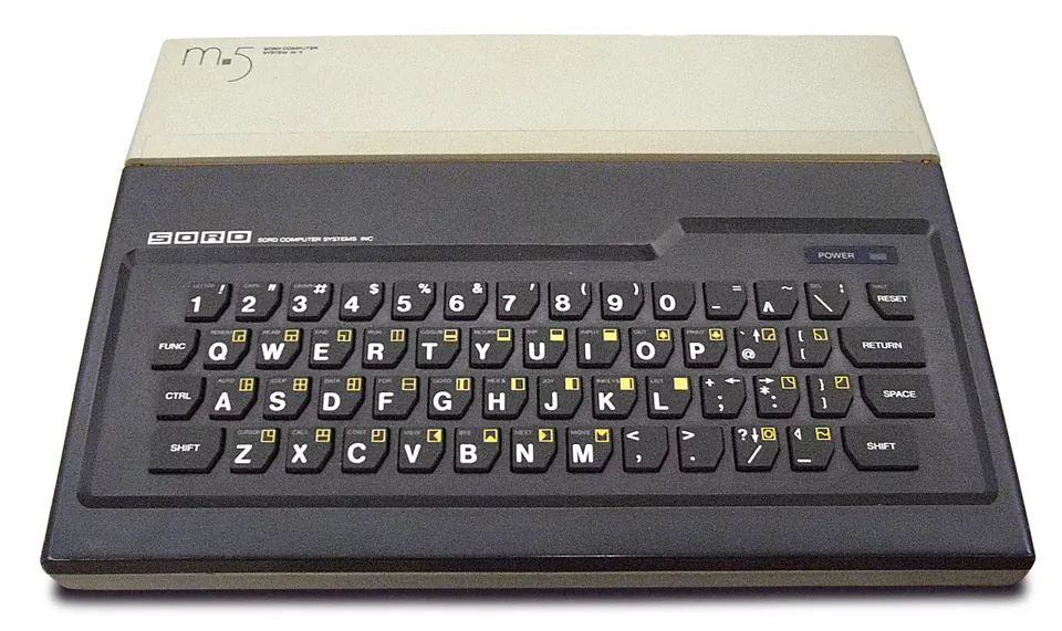 The Sord M5 home computer.