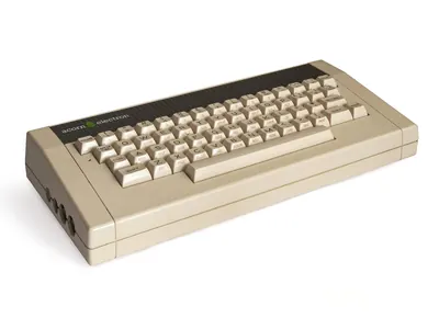 The compact Acorn Electron home computer.