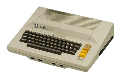 An Atari 800, the premium model in Atari’s original 8-bit computer family.