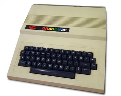 The Dragon 32 home computer.