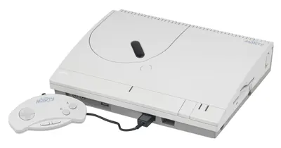 The FM Towns Marty console with its controller.