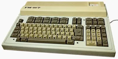 A Fujitsu FM-New7 from the FM-7 computer family.
