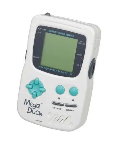 The Mega Duck handheld console.